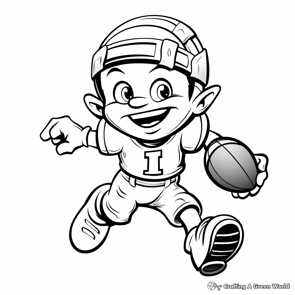 Football coloring pages