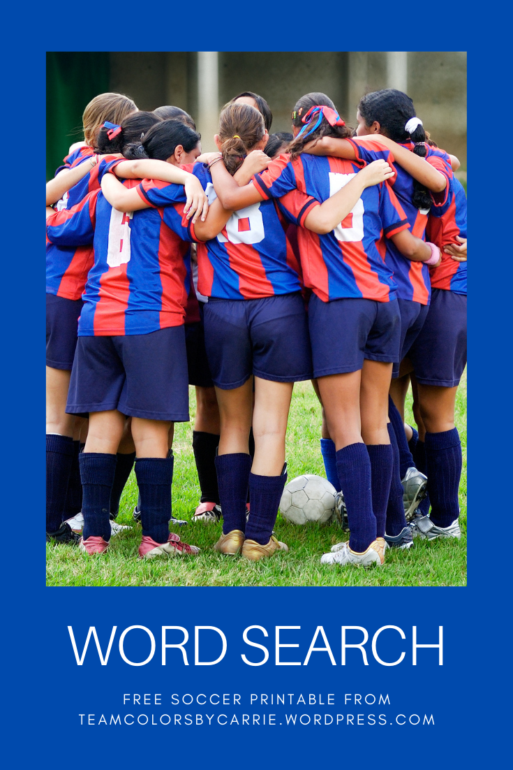 Just for soccer lovers a free printable word search puzzle soccer business for kids soccer players