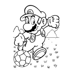 Soccer ball coloring pages