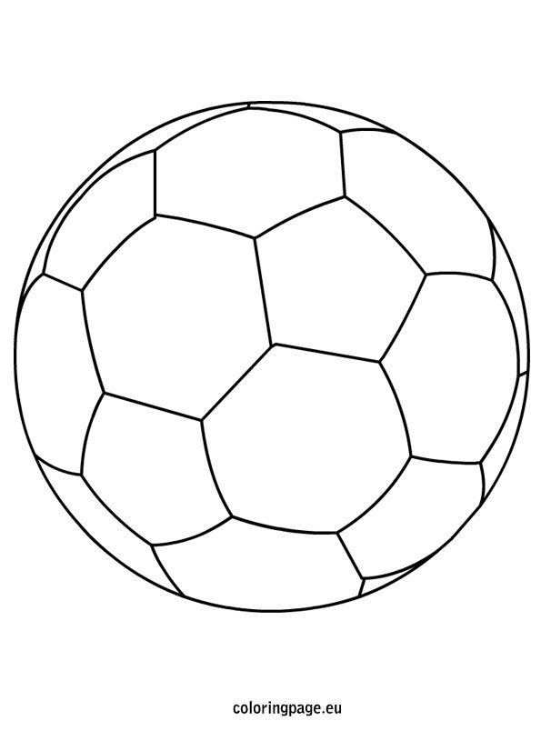 Soccer ball coloring page coloring page