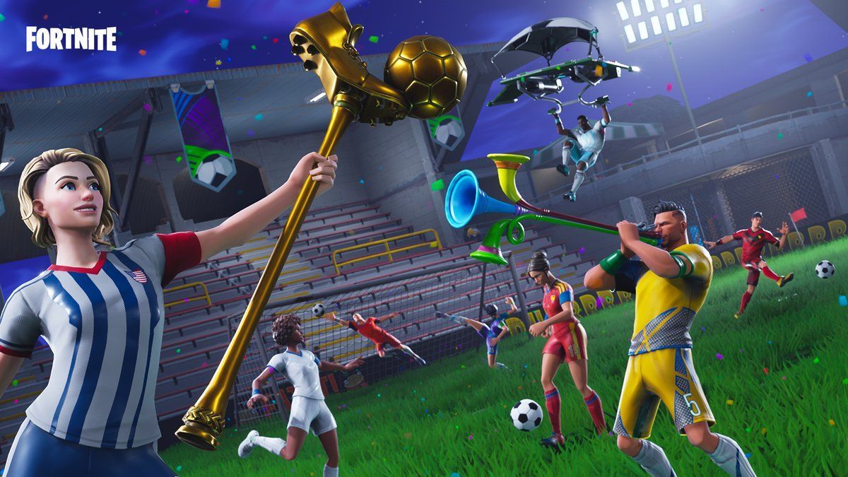 Fortnite soccer skin s on