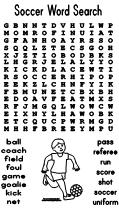 Making learning fun soccer word search