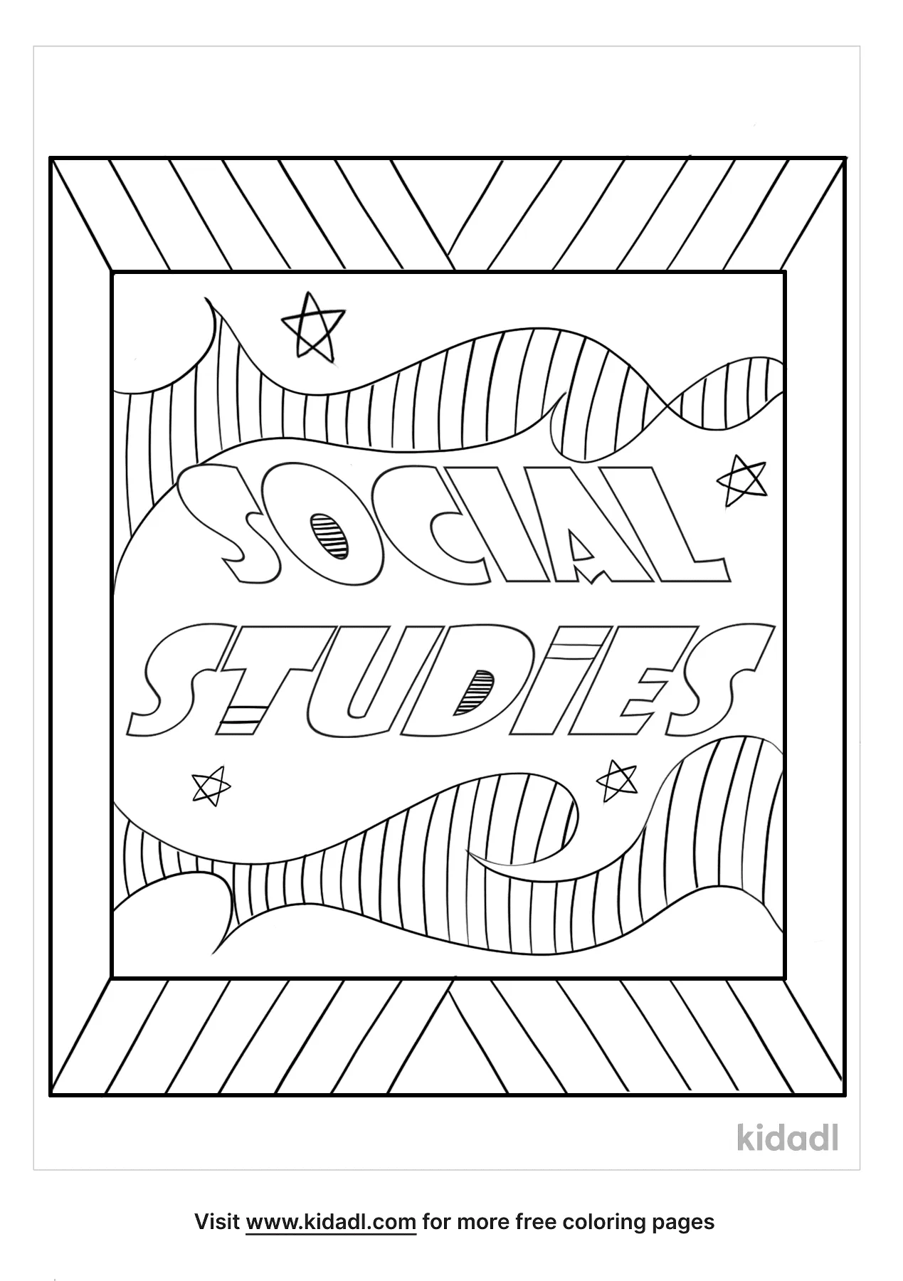 Free binder cover social studies coloring page coloring page printables