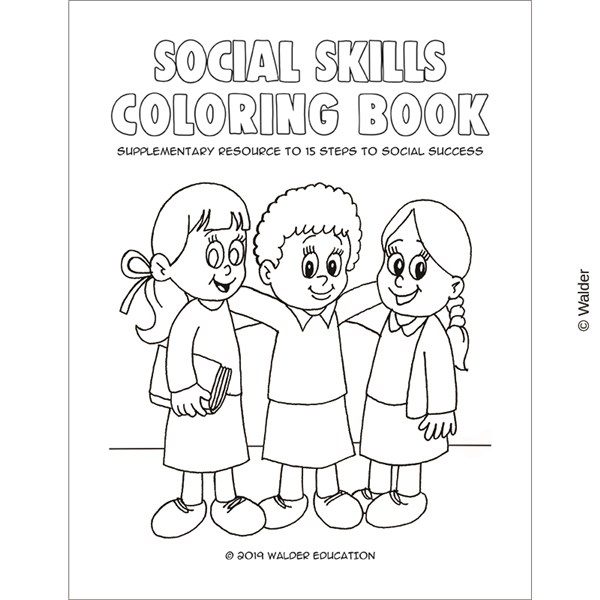 Social skills coloring book walder education