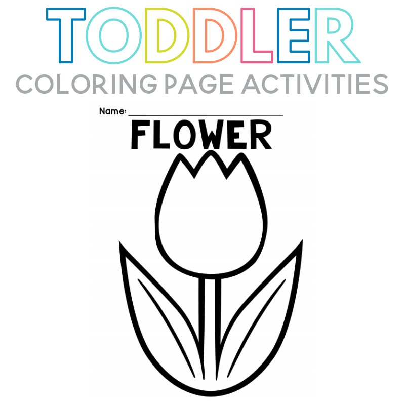 Toddler coloring pages