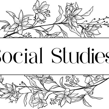 Social studies subject sticker for sale by a