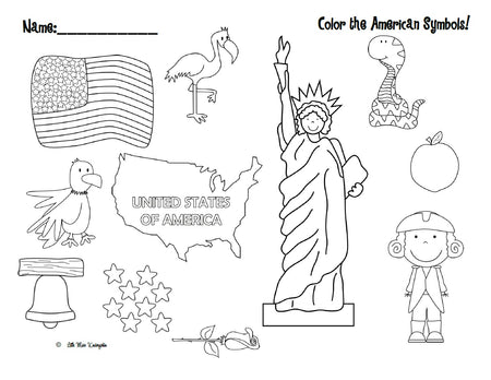 Free social studies coloring pages for kids