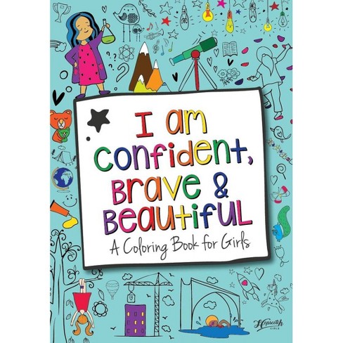 I am confident brave beautiful coloring book