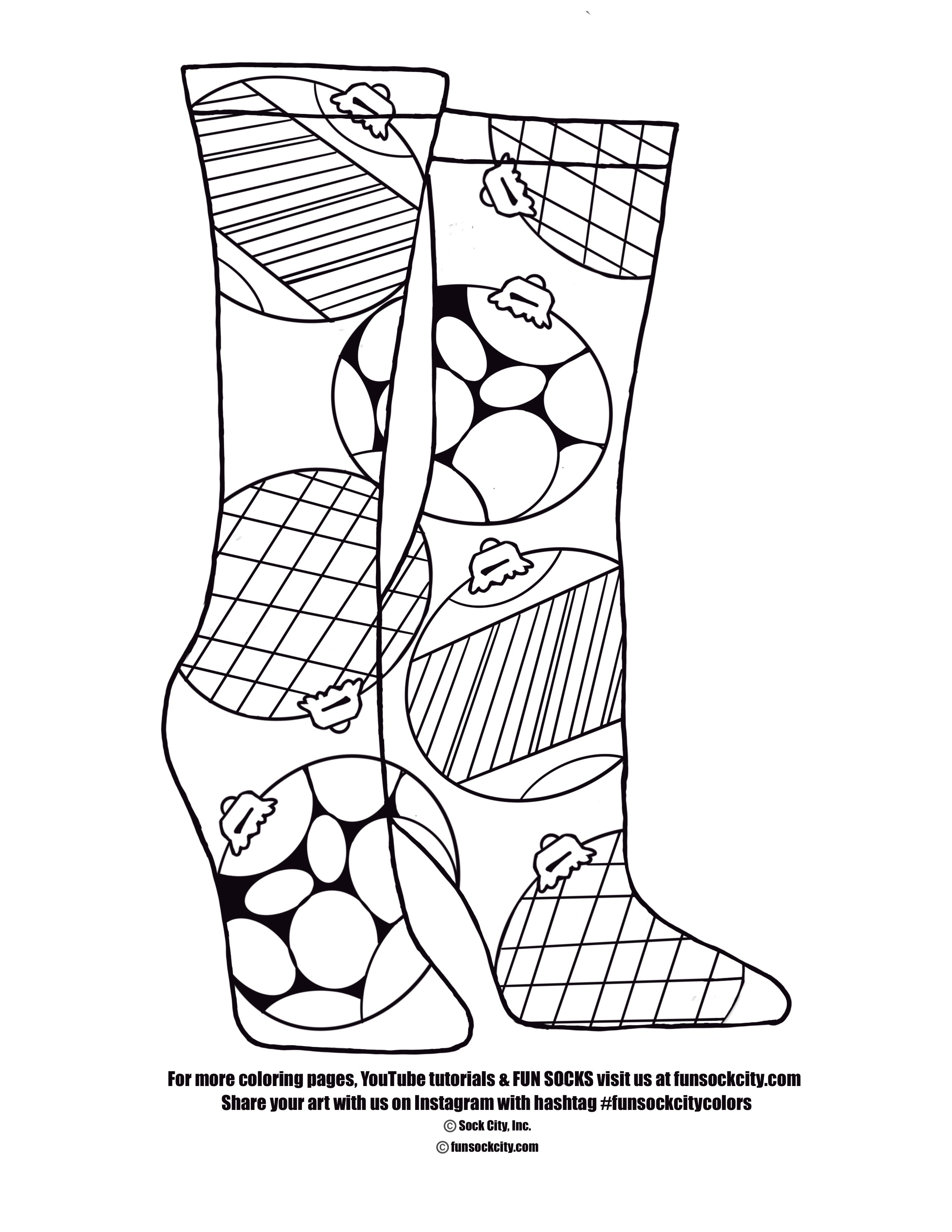 Coloring pages â sock city