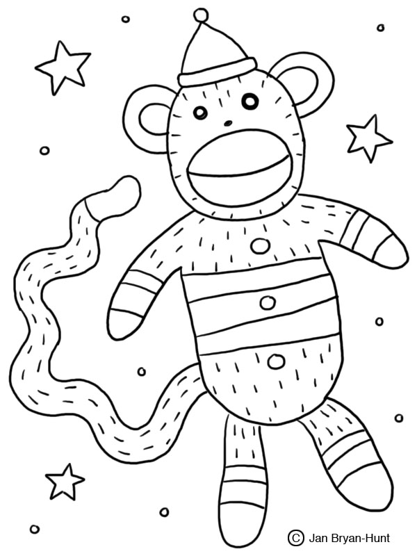 Coloring page monkey animals â printable coloring pages