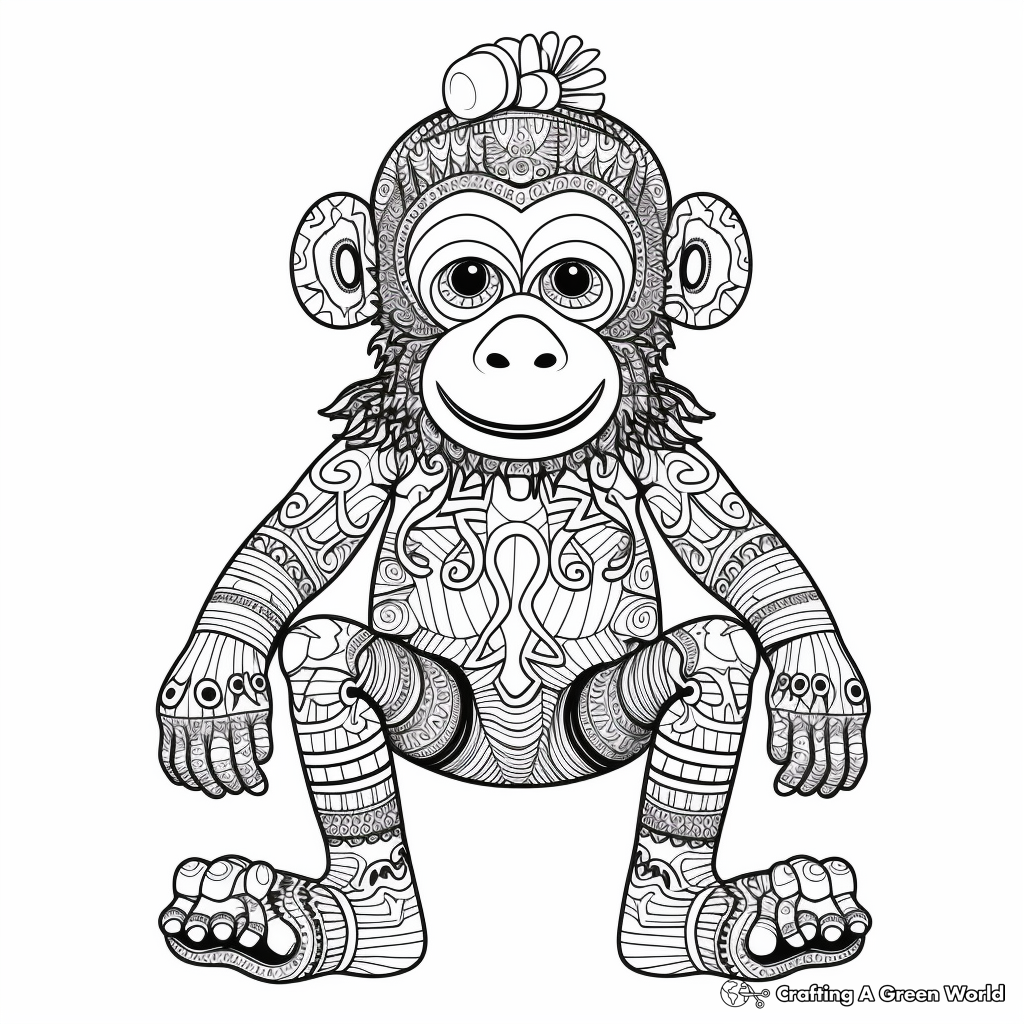 Crazy socks coloring pages