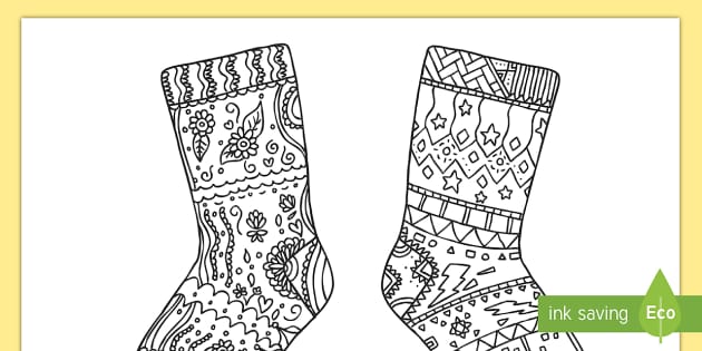 Odd socks mindfulness coloring sheet teacher made