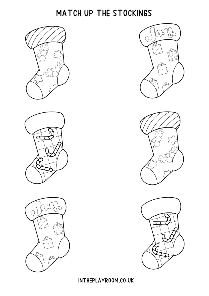 Free printable christmas stocking loring pages for kids and adults