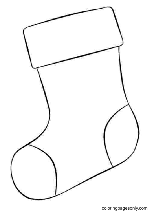 Christmas stockings coloring pages printable for free download