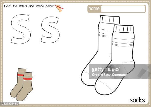 Sock template stock photos high