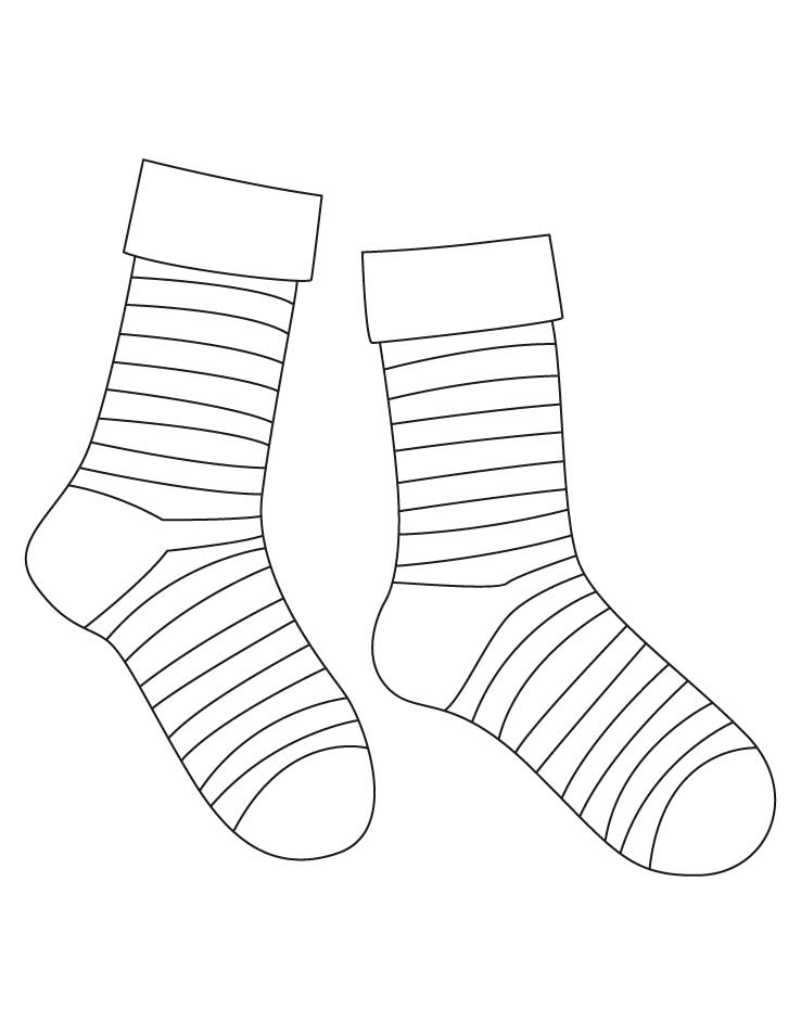 Striped socks coloring pages download free striped socks coloring pages for kids best coloring pages