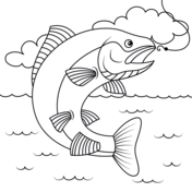 Salmon coloring pages free coloring pages