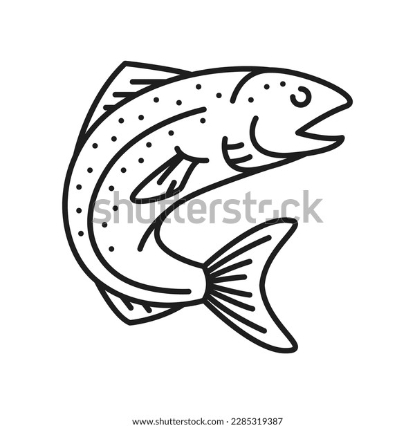 Salmon outline images stock photos d objects vectors