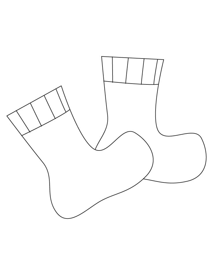 Socks coloring pages download free socks coloring pages for kids best coloring pages