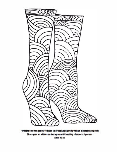 Coloring pages â sock city