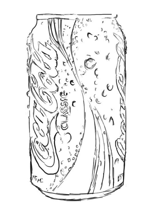 Colouring pages coloring pages bottle drawing