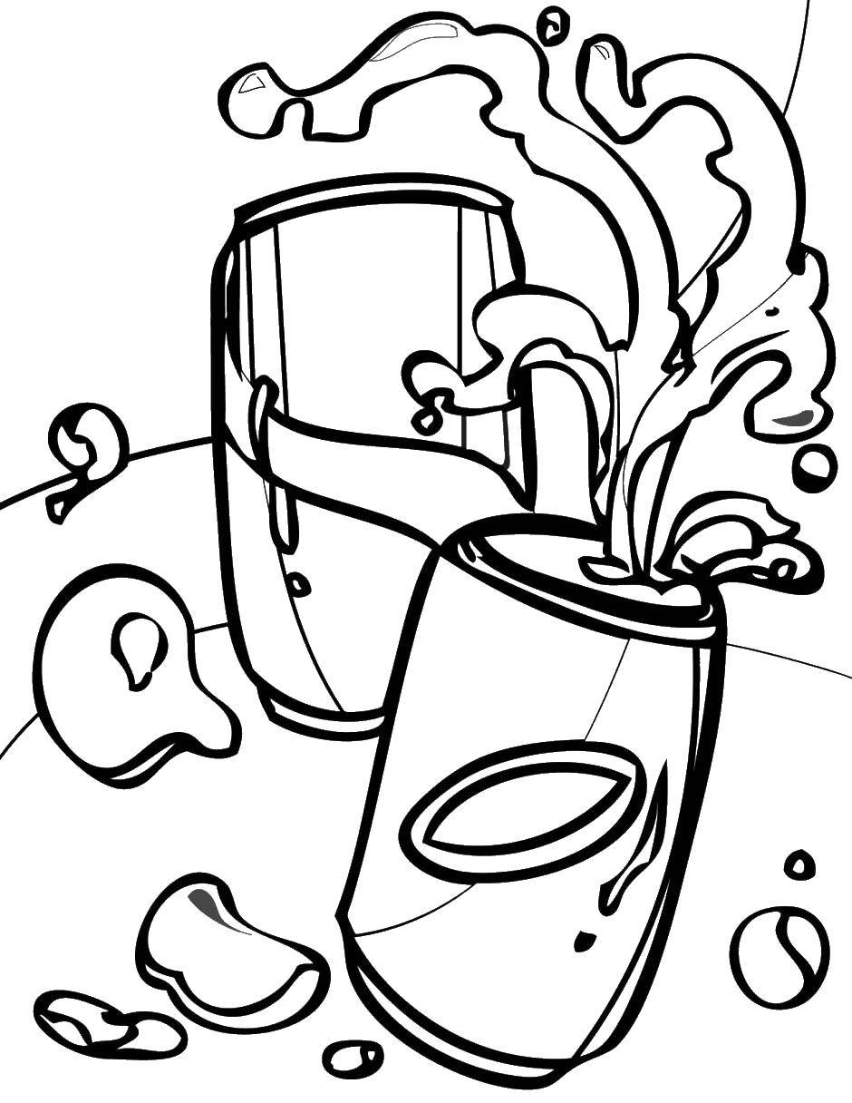 Online coloring pages coloring page soda the food coloring books for children