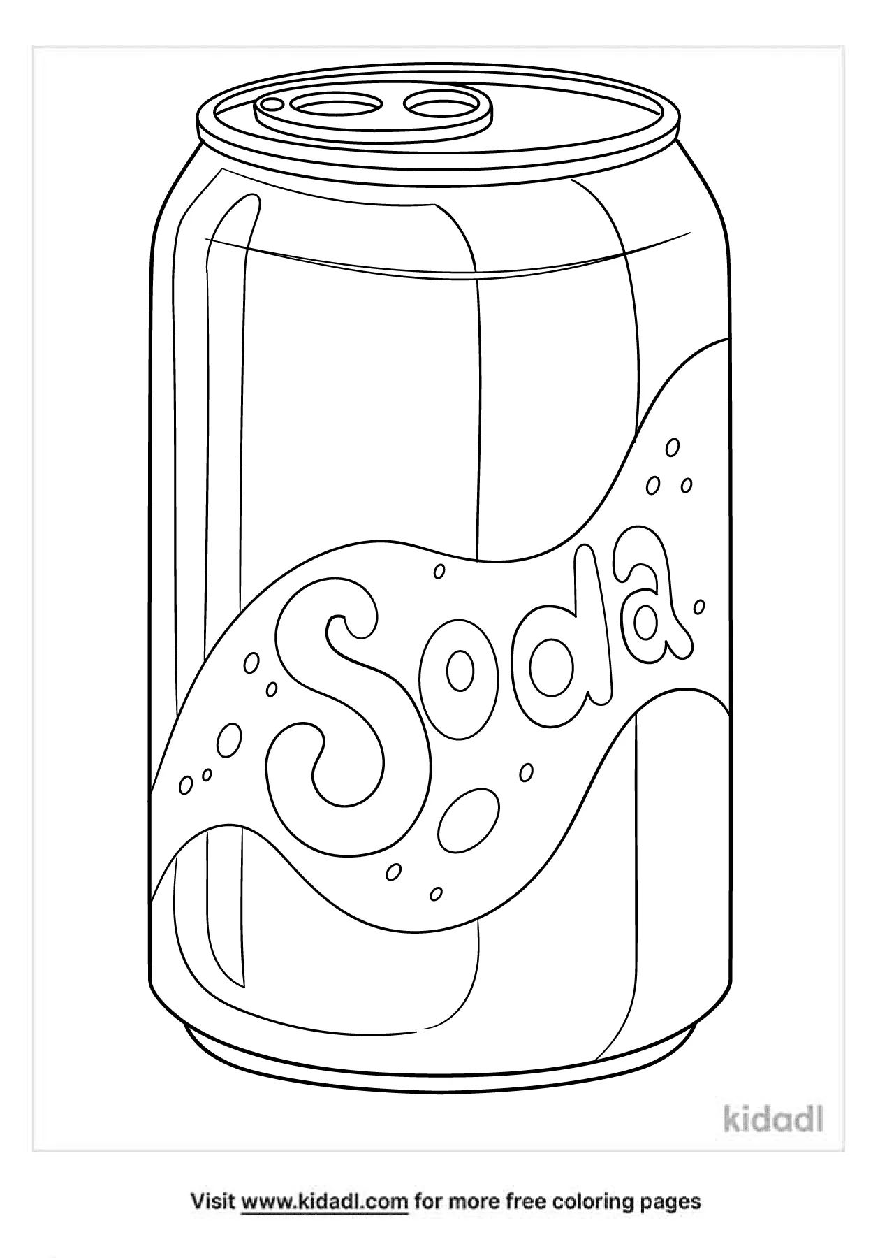 Free liter pop bottle coloring page coloring page printables