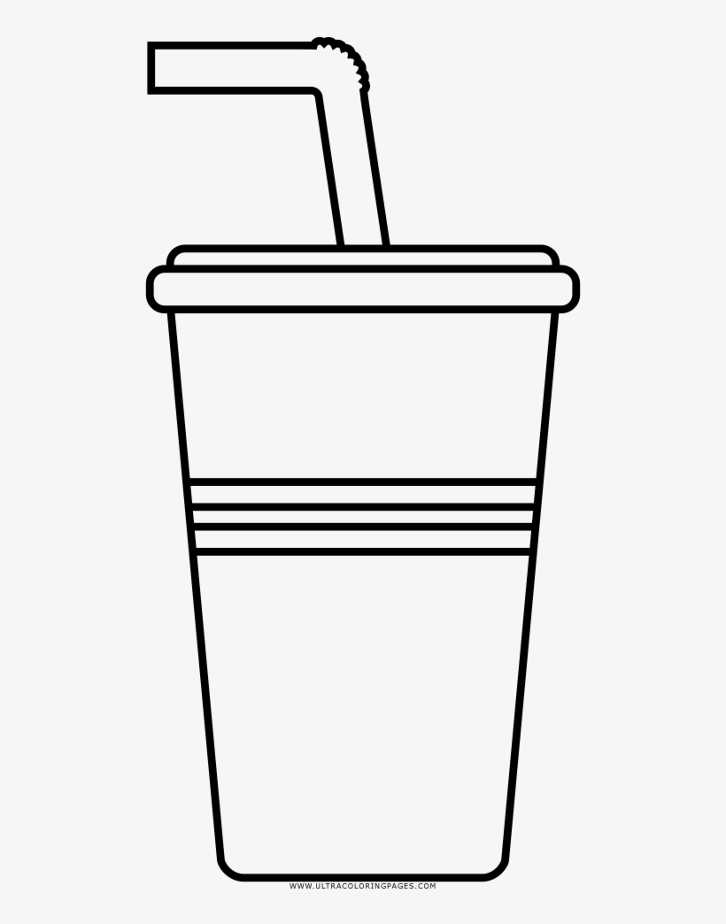 Soda coloring page