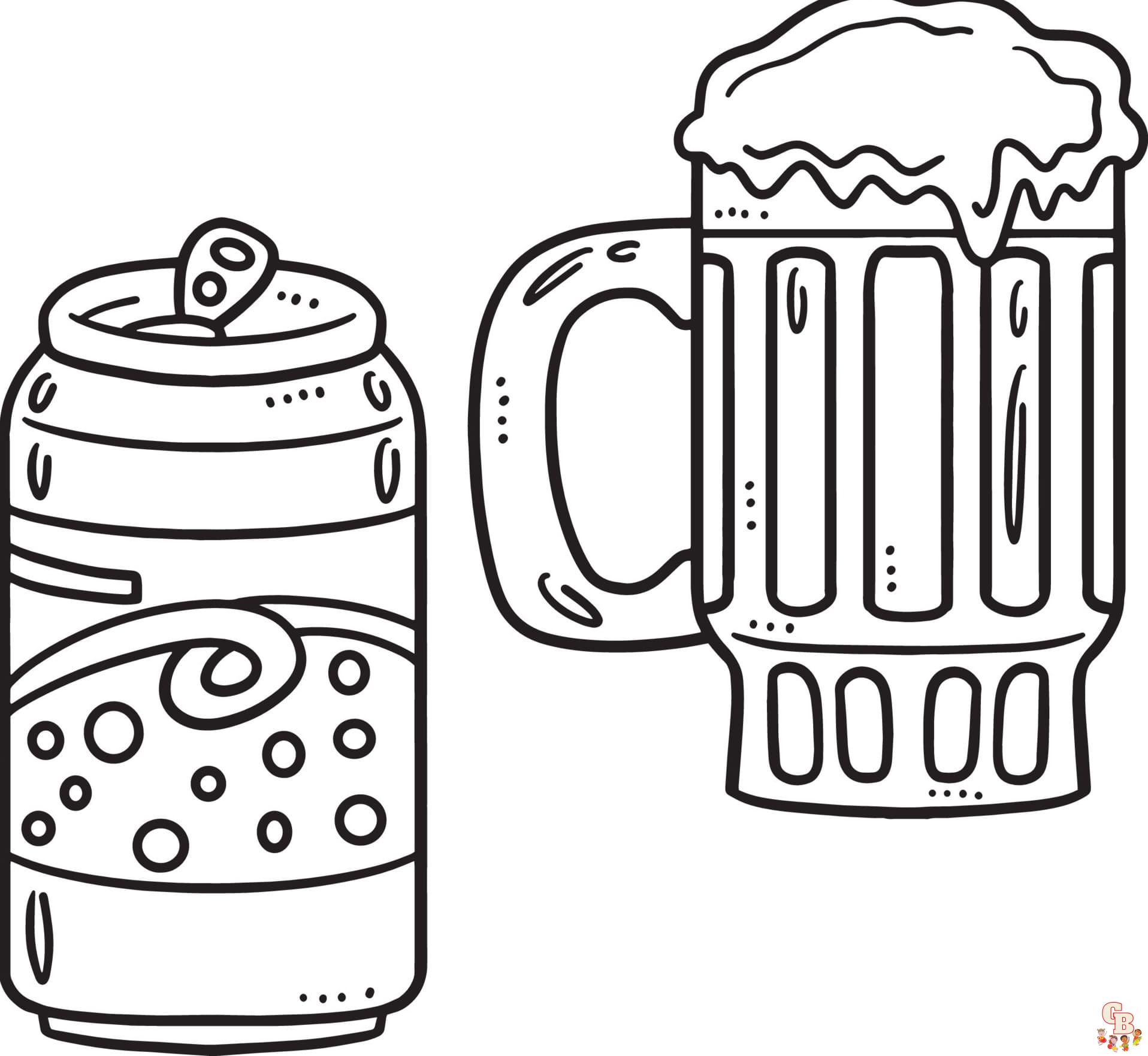 Printable soda coloring pages free for kids and adults