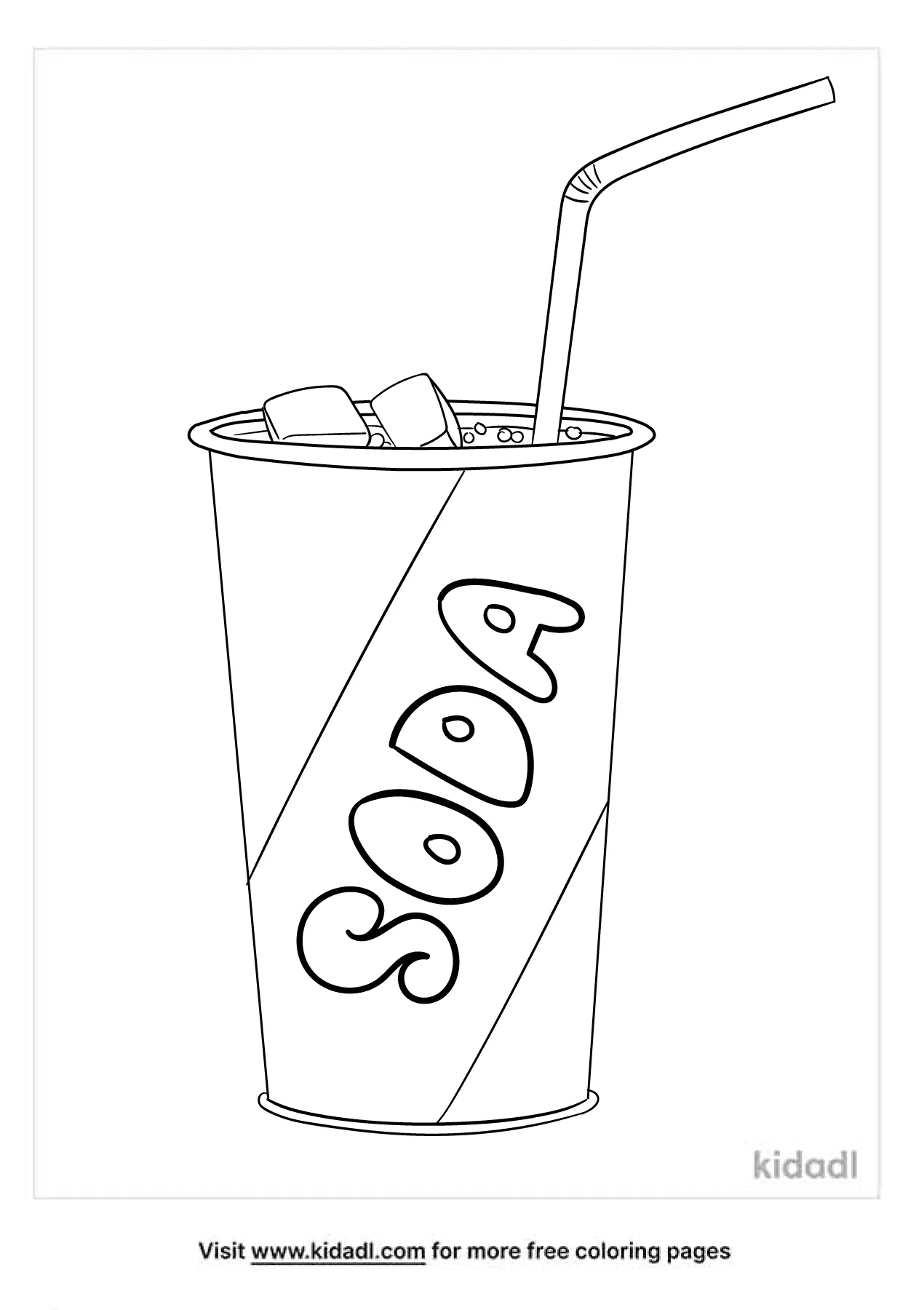 Free soda coloring page coloring page printables
