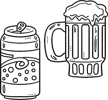 Soda coloring book png transparent images free download vector files