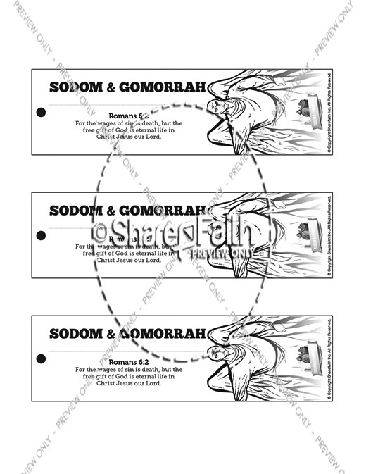 The story of sodom and gomorrah sunday school coloring pages clover media