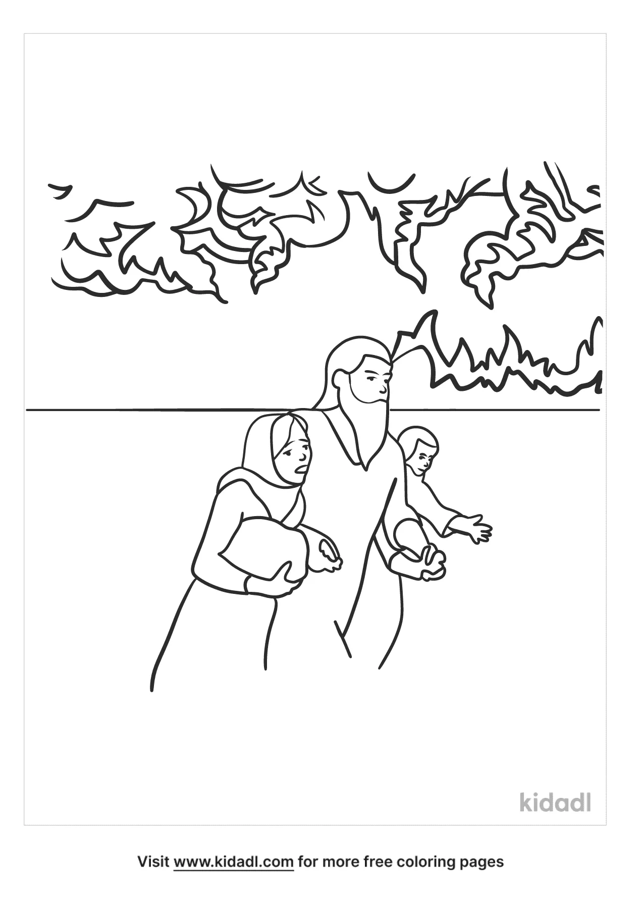 Free sodom and gomorrah coloring page coloring page printables