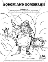The story of sodom and gomorrah sunday school coloring pages â