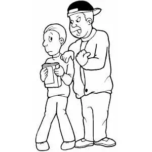 Bully coloring sheet