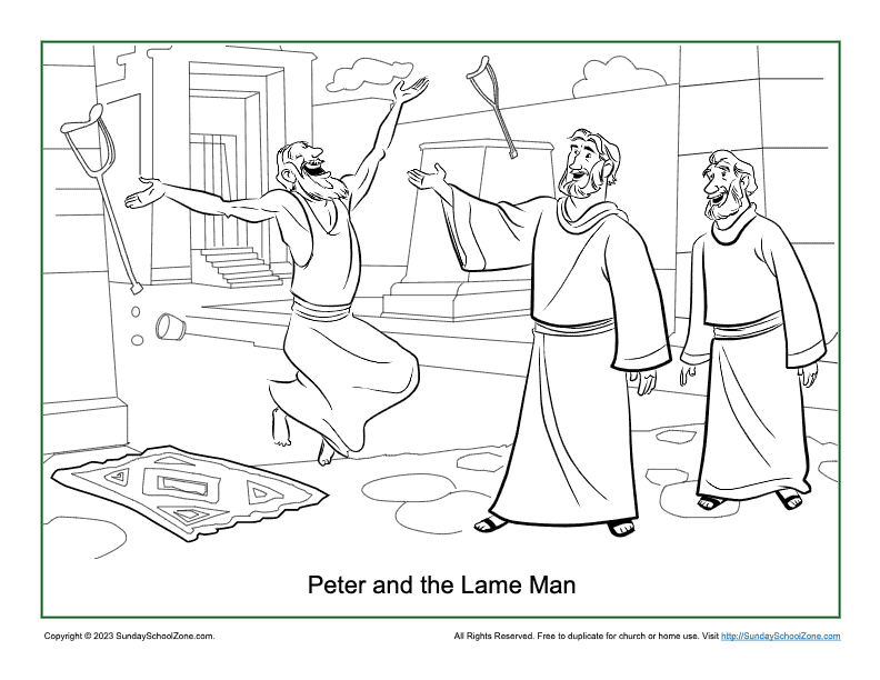 Simple bible coloring pages on sunday school zone