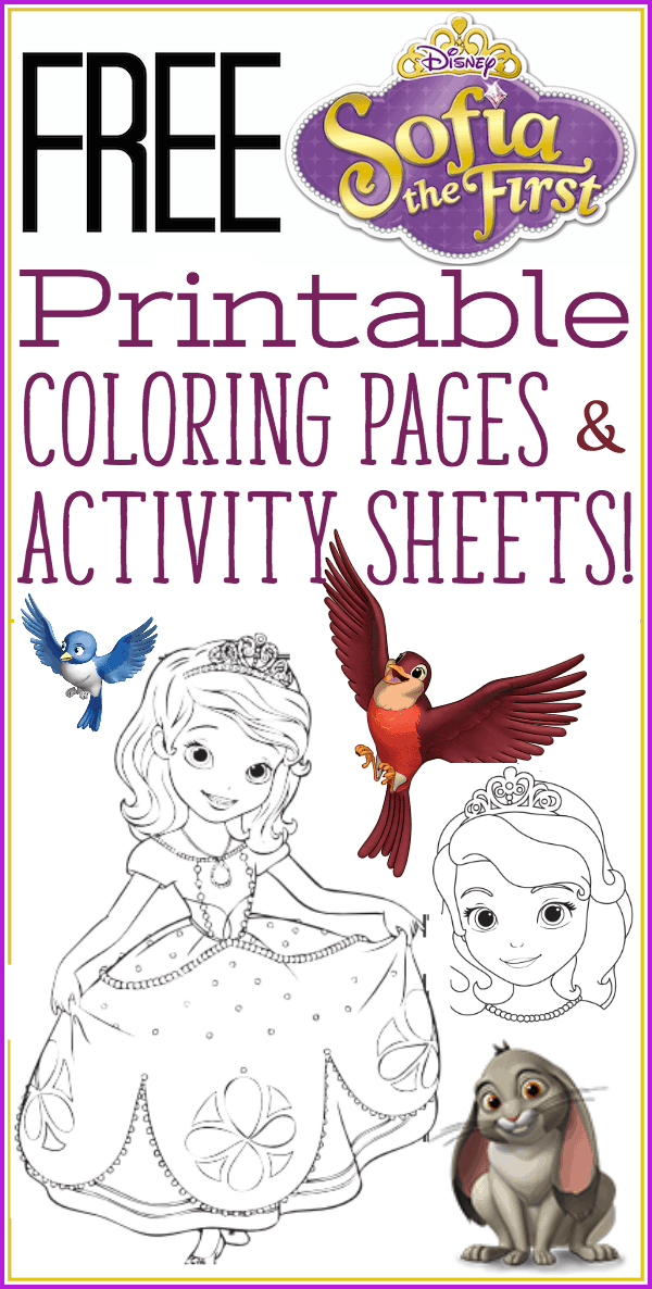 Sofia the first coloring pages for sofia the first the secret library