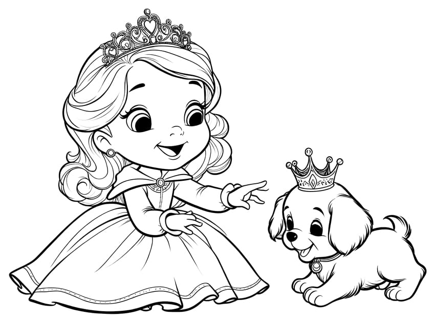 Princess coloring pages