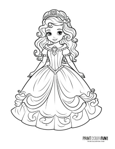 Princess coloring pages spectacular color clipart are a gateway to fairytale adventures at