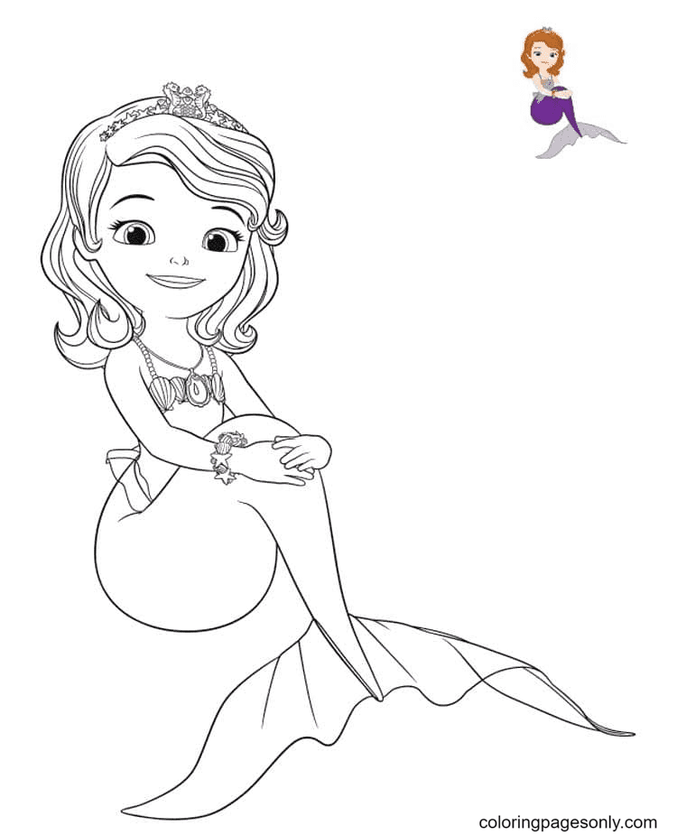 Sofia the first coloring pages printable for free download