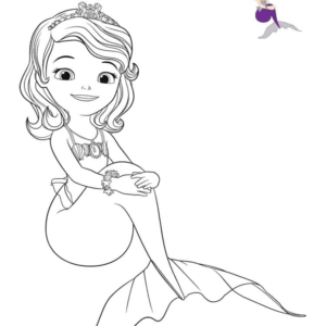 Sofia the first coloring pages printable for free download