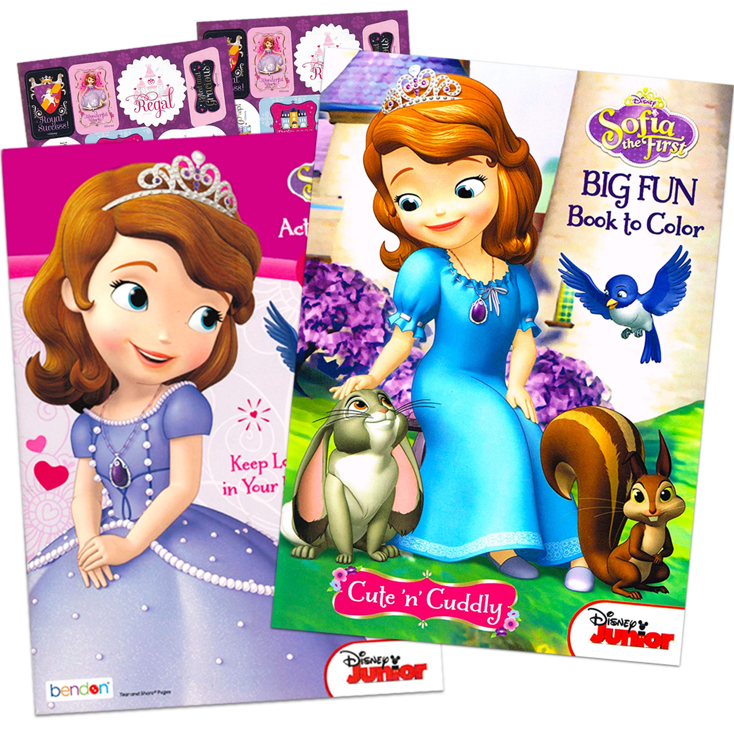 Disney sofia the first coloring and activity book set bundle includes books toys games