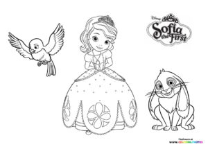 Sofia the first pages free download pages for kids