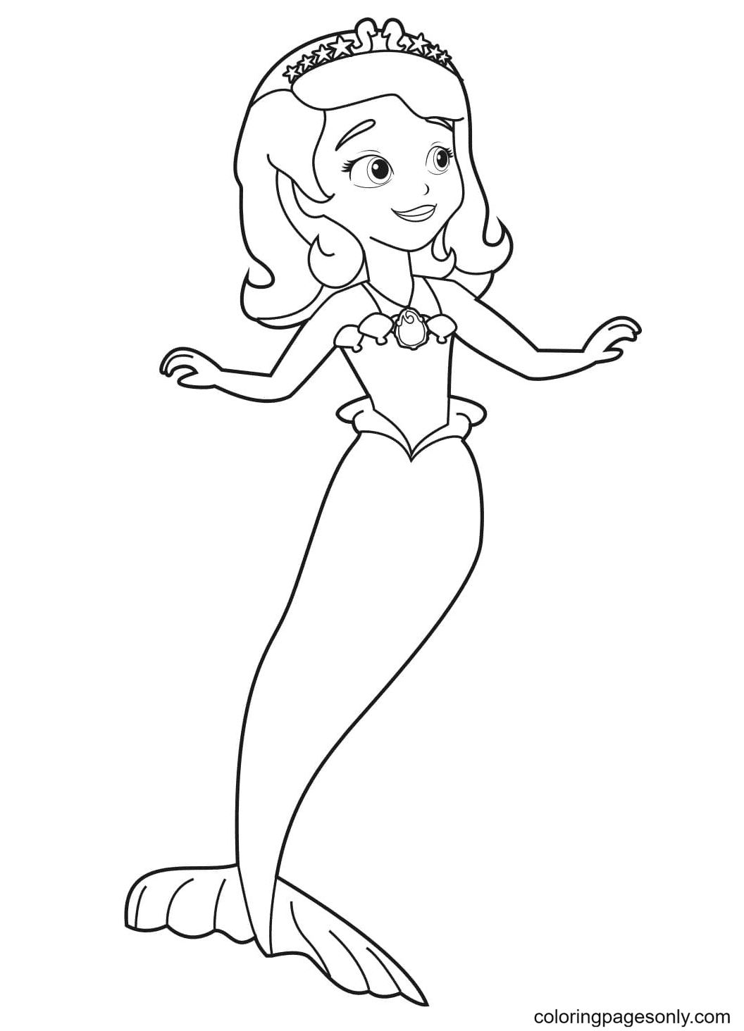 Sofia the first coloring pages printable for free download