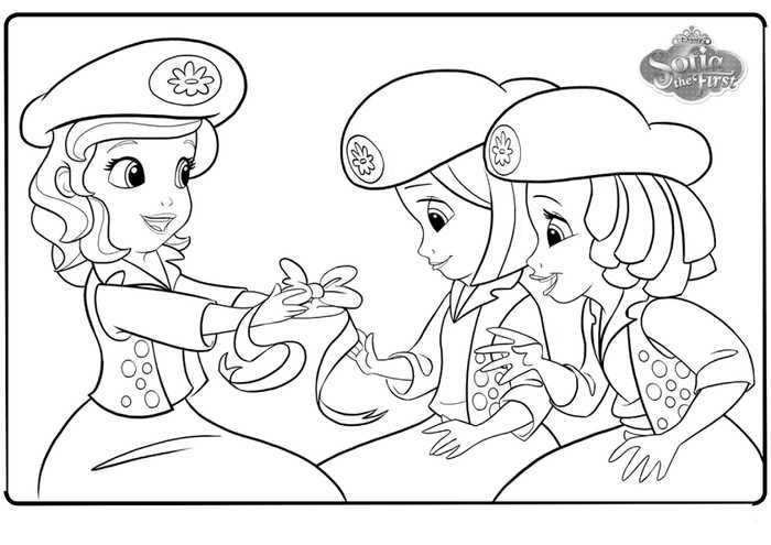 Sofia the first coloring pages printable pdf