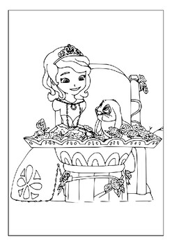 Printable sofia the first coloring pages enchanting princess adventures