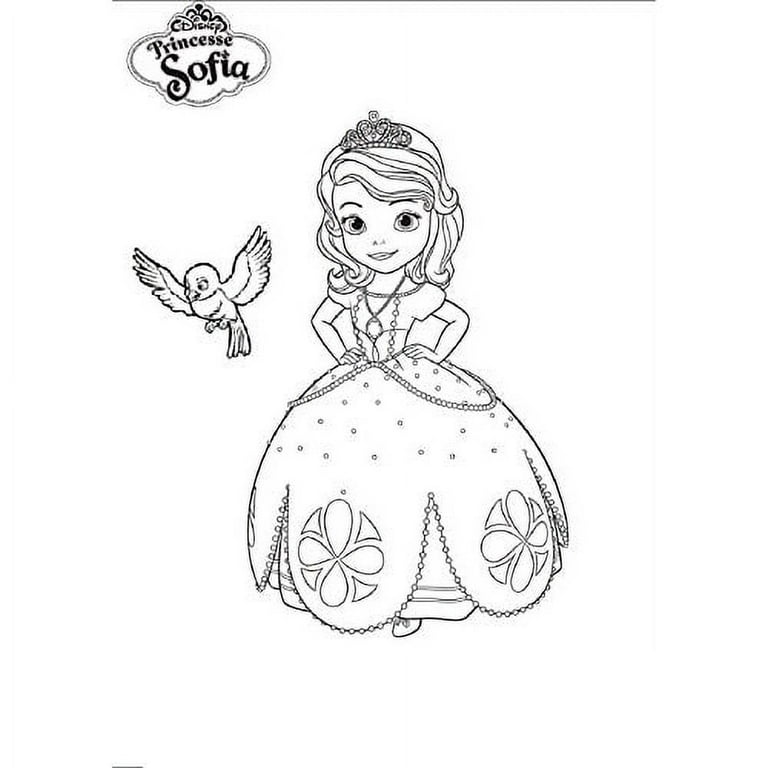 Sofia the first coloring book