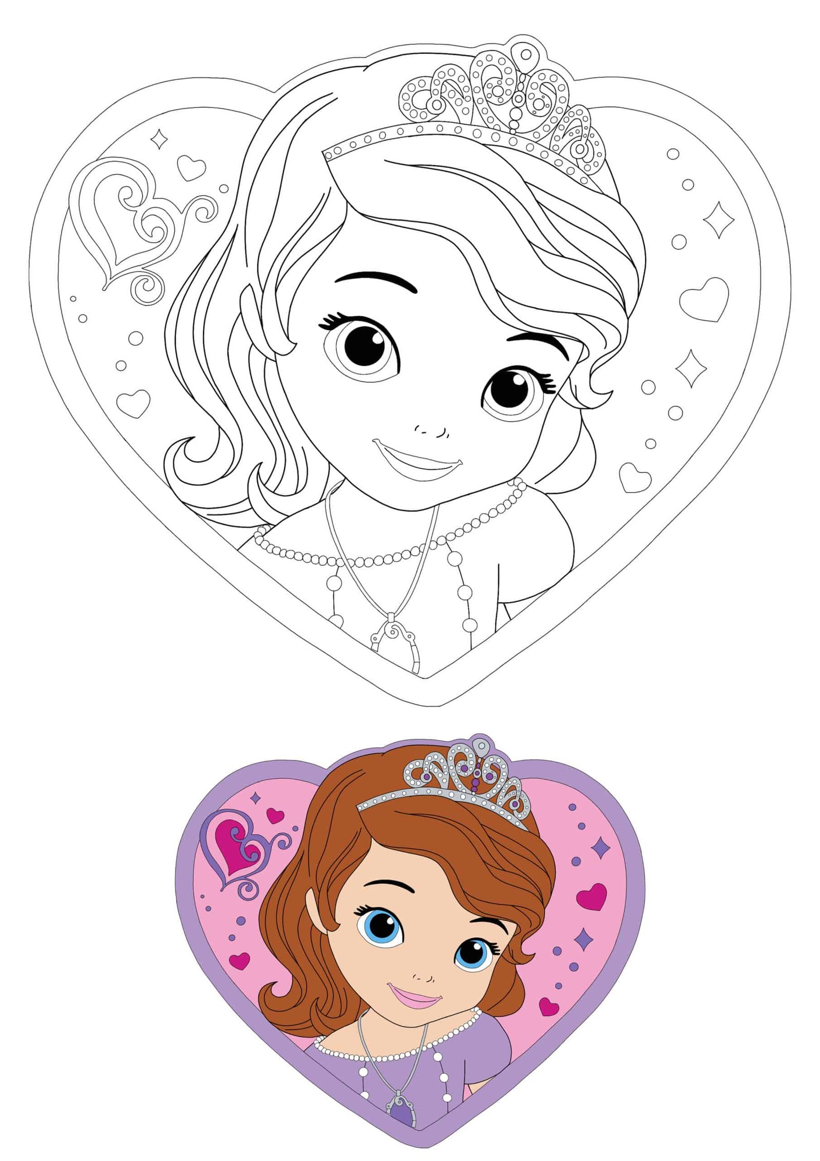 Sofia the first coloring pages