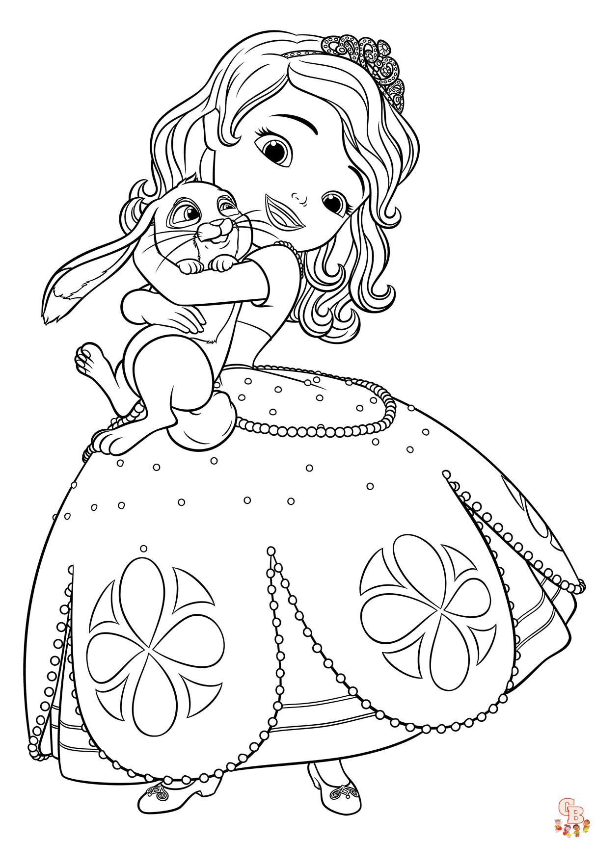 Find the best sofia the first coloring pages on