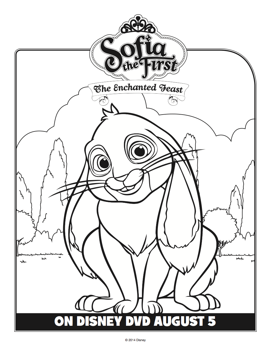 Sofia the first printable coloring sheets